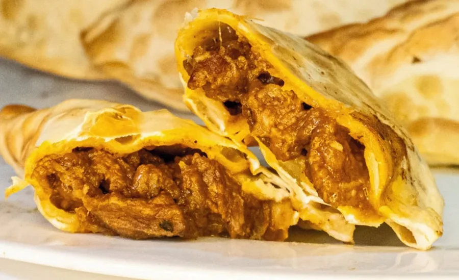 Empanada de res, partida